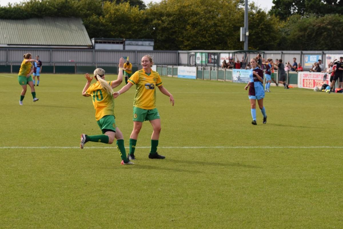 Two-goal Molly Hewitt sees Ladies home to first win Two-goal Molly Hewitt sees Ladies home to first win