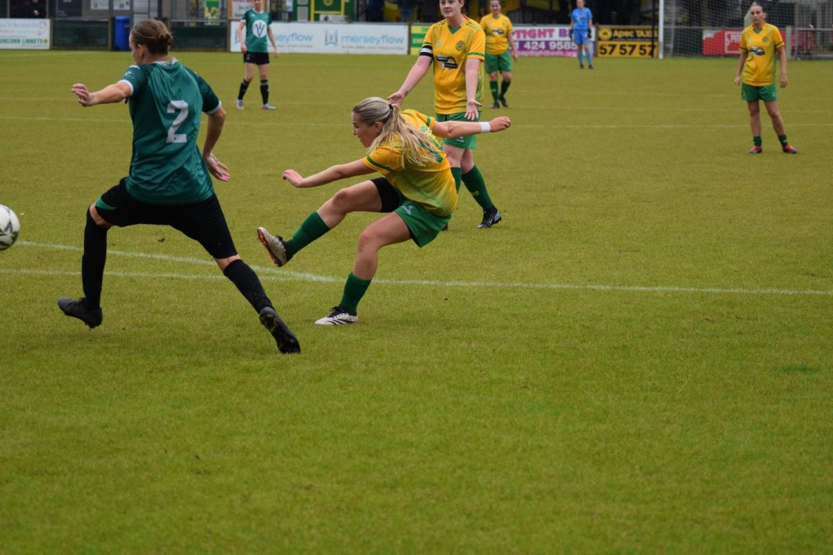 Bazley's brace sends Ladies through