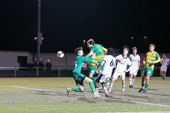 Linnets prepare to play at Prenton Park