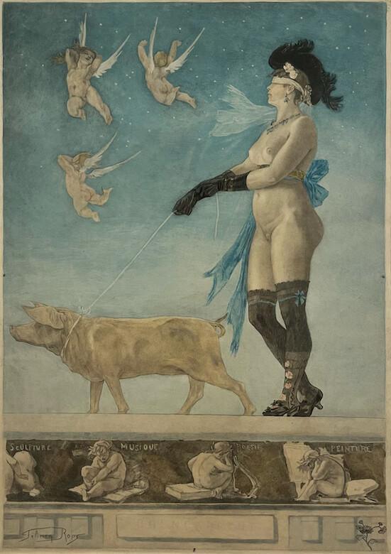 La dame aux cochons