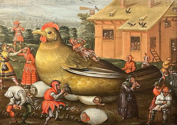 La poule aux fous