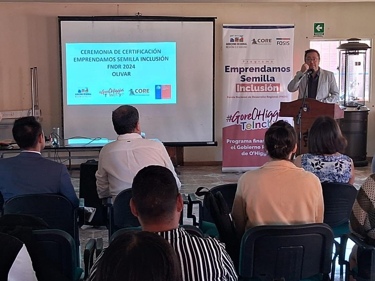 OLIVAR: CIERRE PROGRAMA "EMPRENDAMOS SEMILLA INCLUSIÓN FNDR - FOSIS 