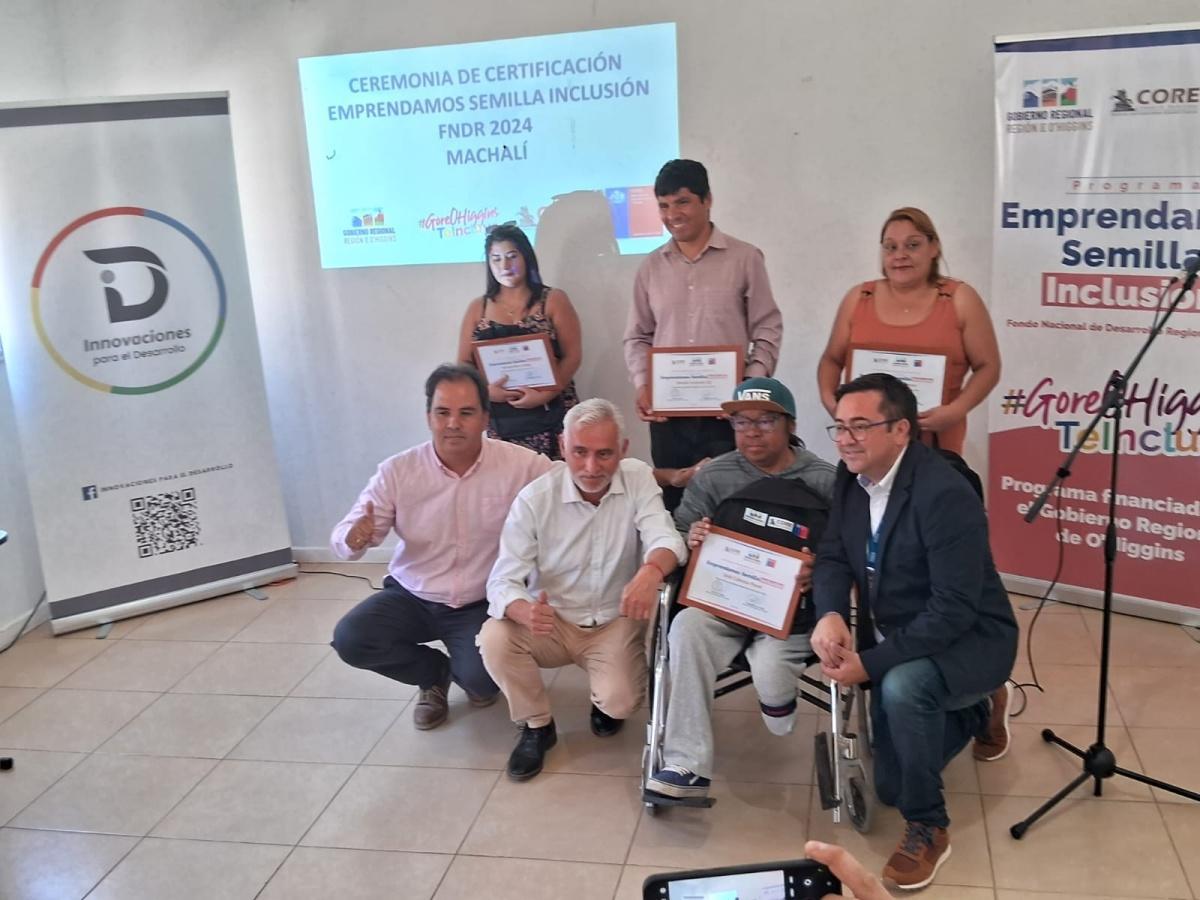 MACHALÍ: CIERRE PROGRAMA "EMPRENDAMOS SEMILLA INCLUSIÓN" FNDR - FOSIS