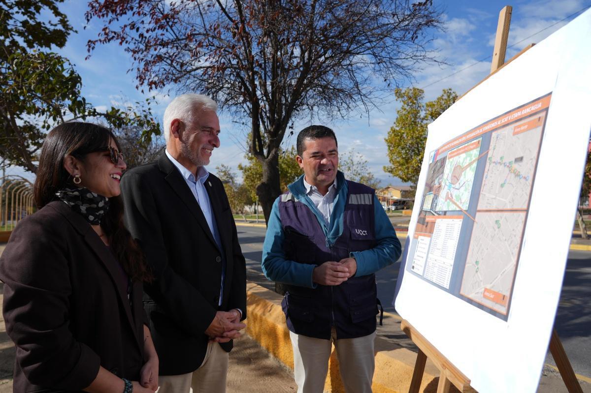 RANCAGUA: Nuevos cruces semaforizados en Rancagua reducen en un 23% los tiempos de traslado RANCAGUA: Nuevos cruces semaforizados en Rancagua reducen en un 23% los tiempos de traslado