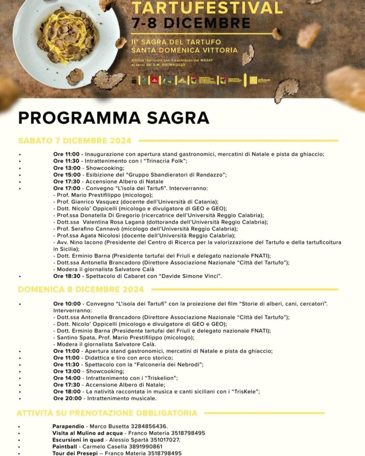 Convegno "L'isola dei Tartufi" (inizio ore 17.00)