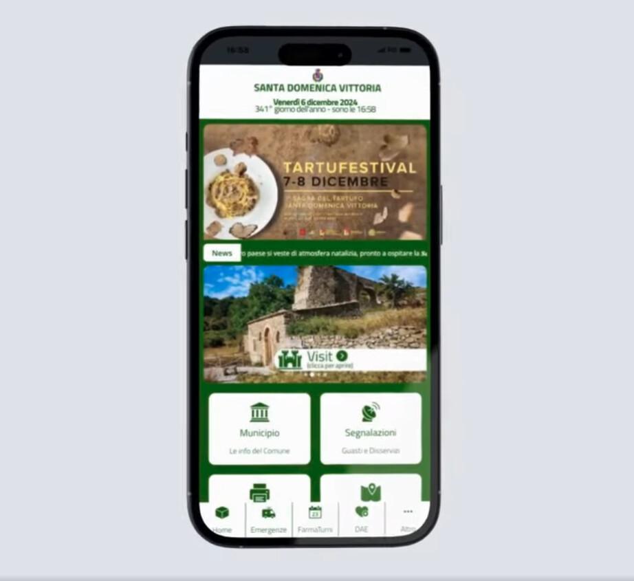 Presentazione App "Santa Domenica Vittoria" (start ore 16:30)