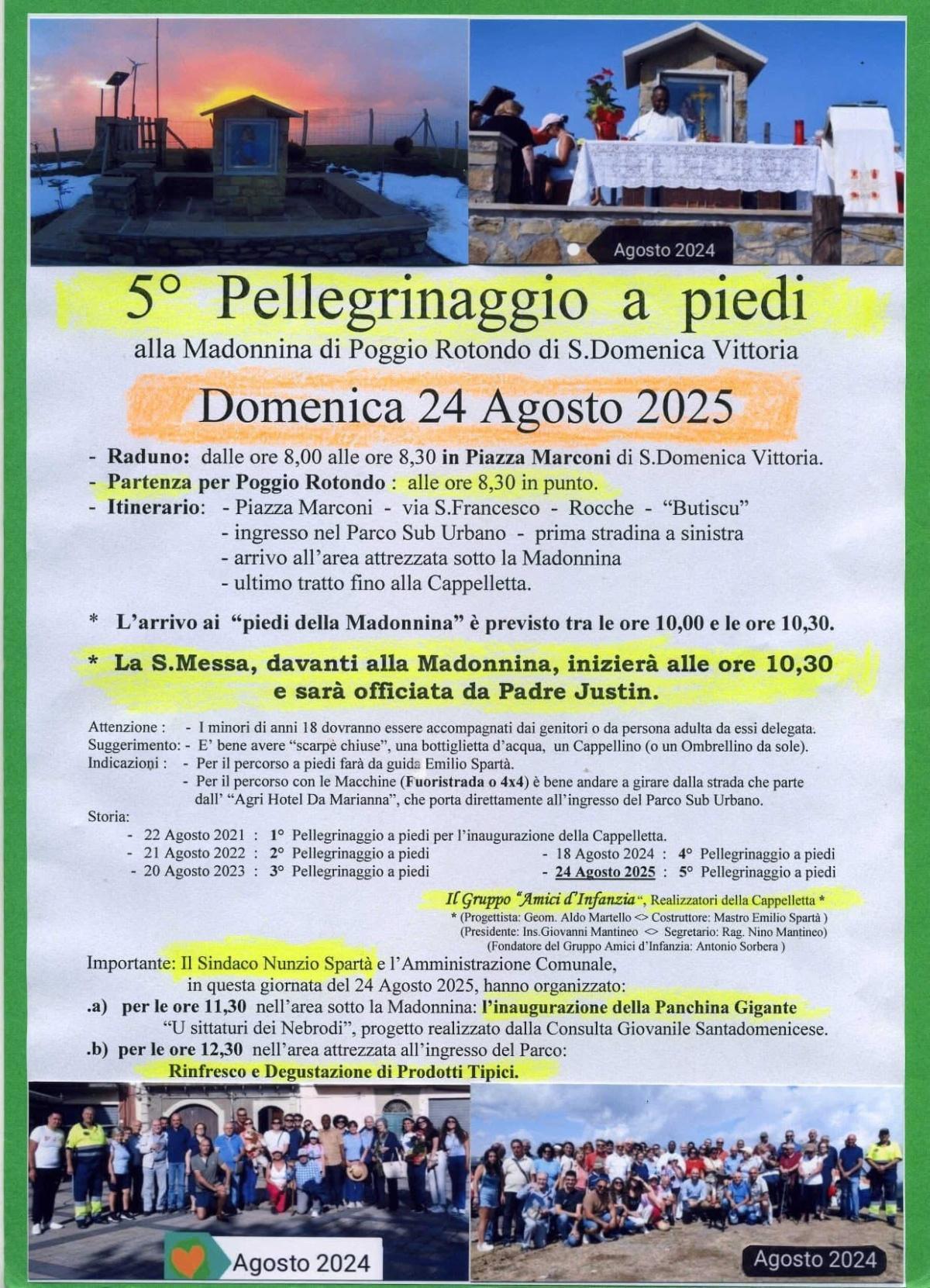 Pellegrinaggio alla Madonnina di Poggio Rotondo