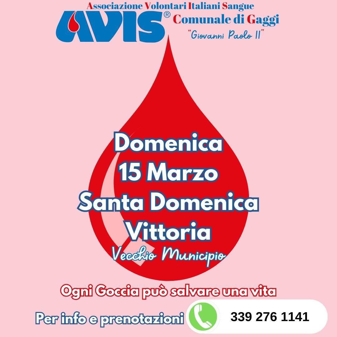 Giornata della donazione (inizio ore 8.00)