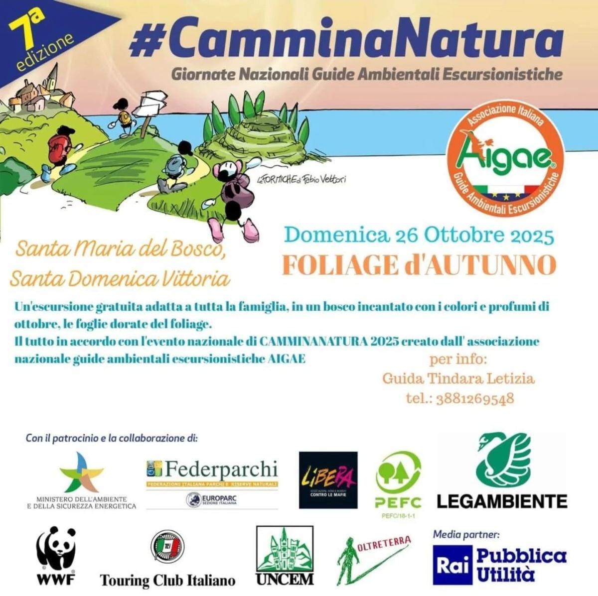 FOLIAGE D’AUTUNNO - CamminaNatura 2025 (inizio ore 9.00)