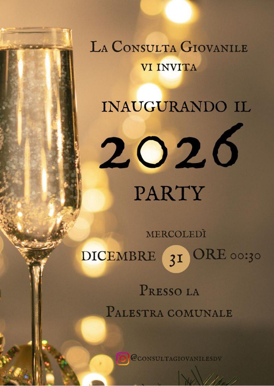 Inaugurando il 2026 Party - start ore 00.30