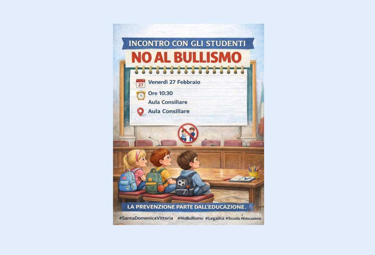 No Al bullismo - Incontro Con gli Studenti (Inizio ore 10:30) No Al bullismo - Incontro Con gli Studenti (Inizio ore 10:30)