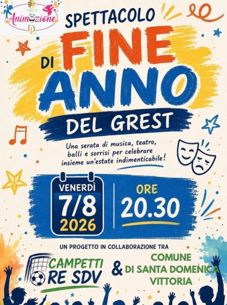 Spettacolo di fine Anno del Grest (Inizio ore 20.30)