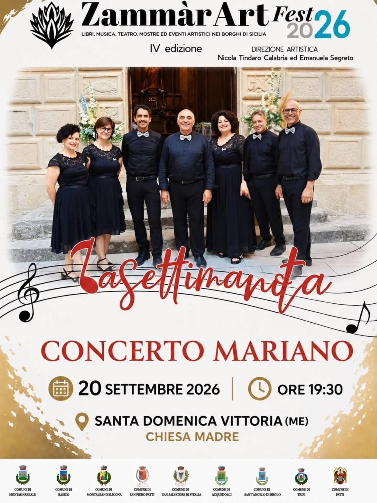 Lasettimanota - Concerto Mariano (Inizio 19.30)
