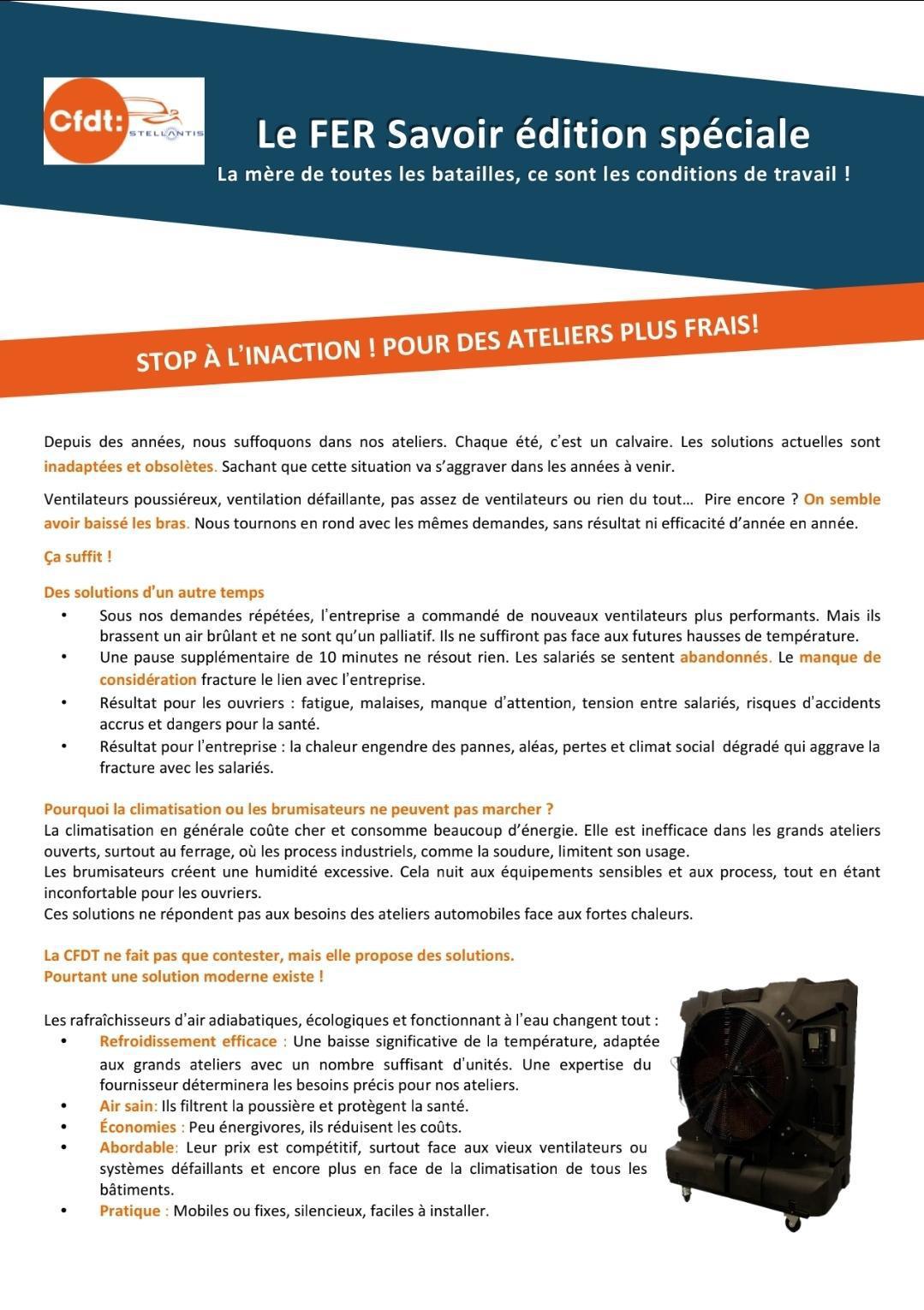 Le FER savoir édition spéciale 