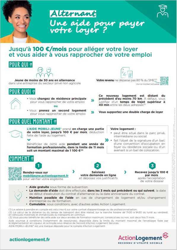 aide pour vos enfants en alternance : action logement