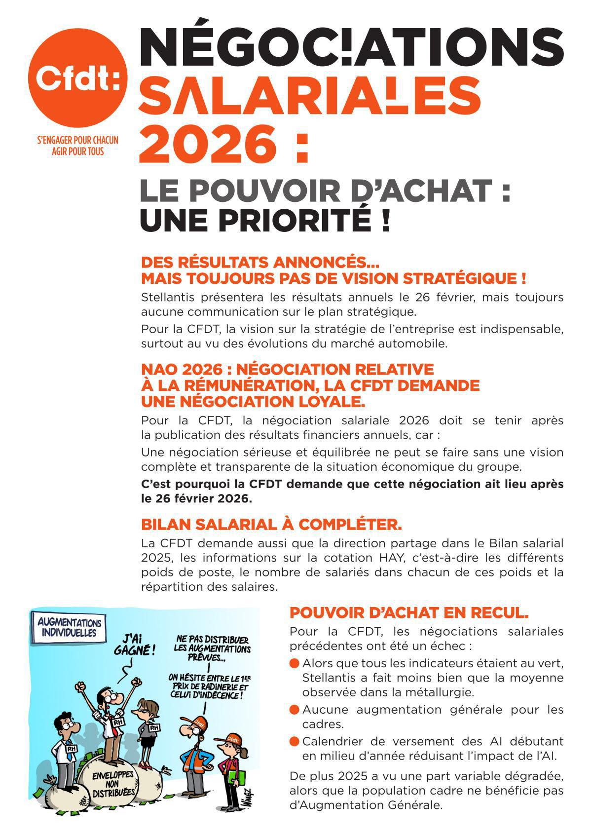 Négociations salariales 2026