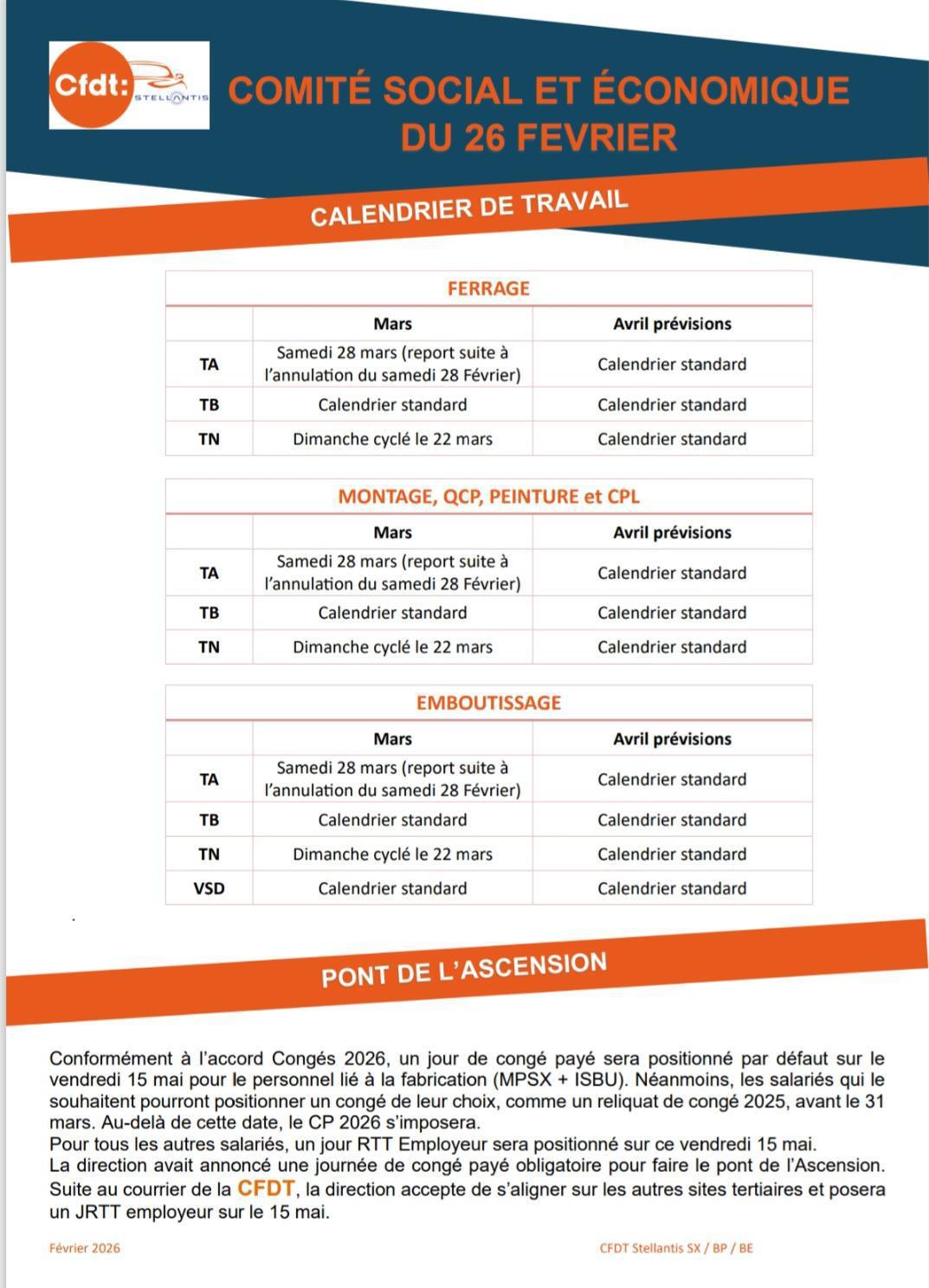 Tract CSE Février 