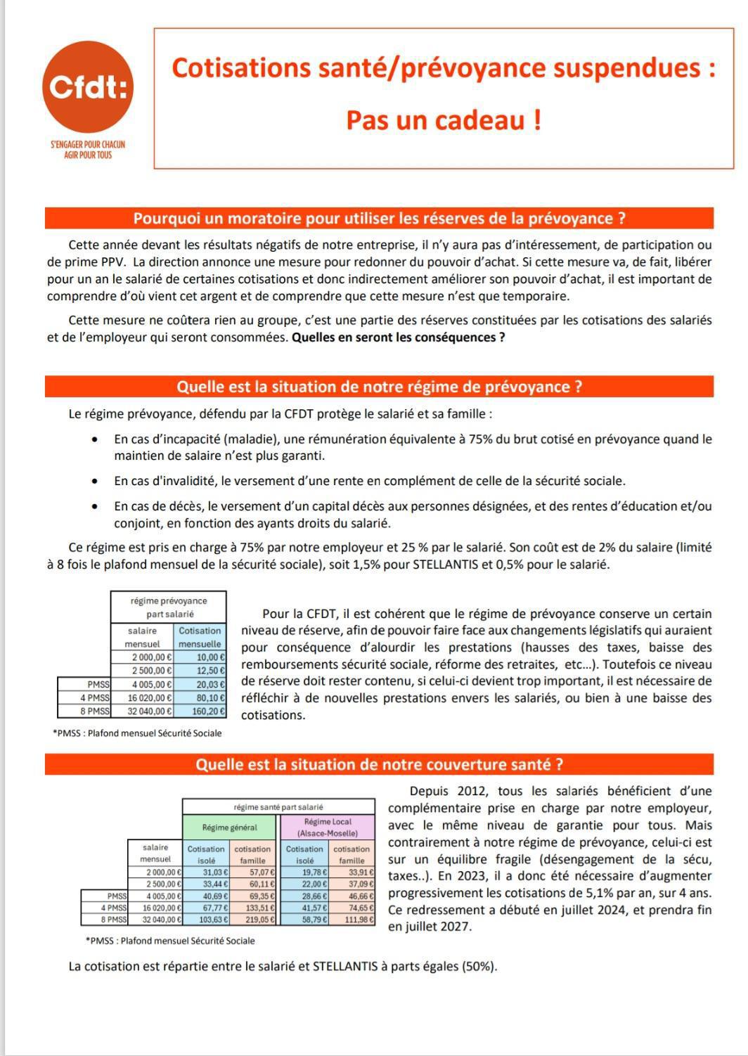 Tract prévoyance 