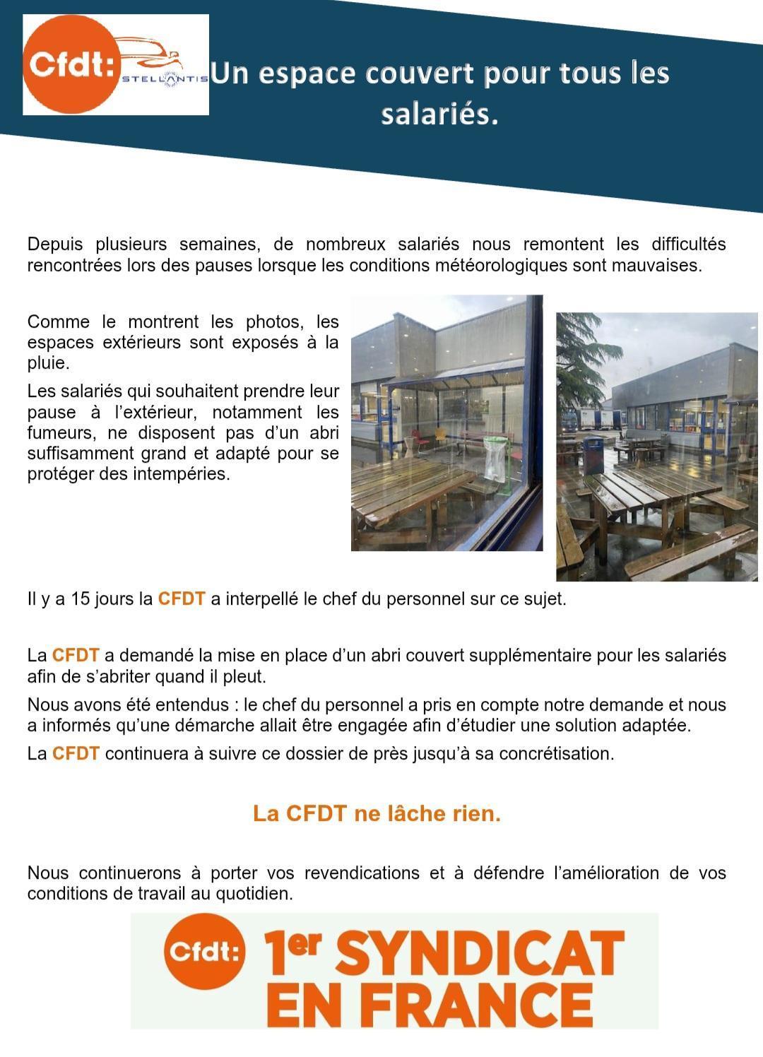 Tract abri montage 