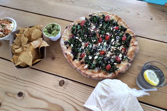 Dining in an old shipping container... sorta Dining in an old shipping container... sorta