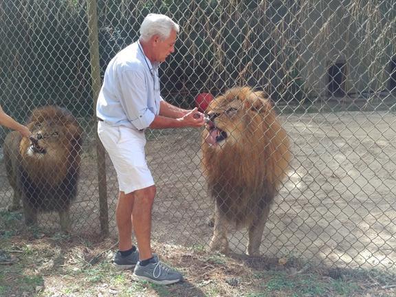Wait, sorry, I'm feeding a ferocious what that can kill me? Wait, sorry, I'm feeding a ferocious what that can kill me?