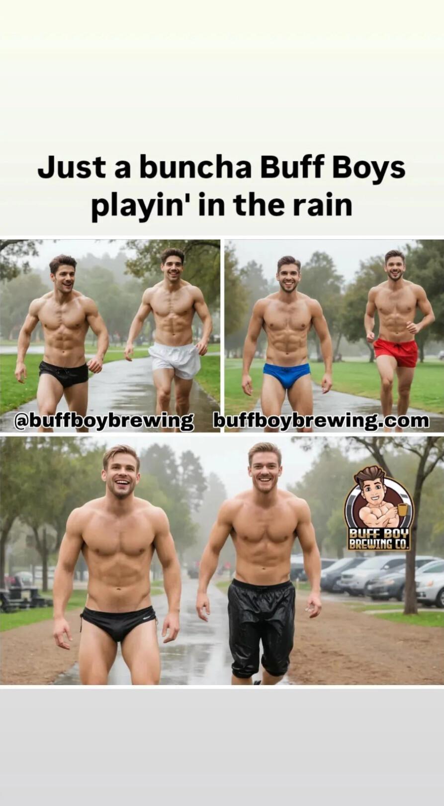 And now, with the weather, here's Leo - Plus, us playing in the rain! And now, with the weather, here's Leo - Plus, us playing in the rain!