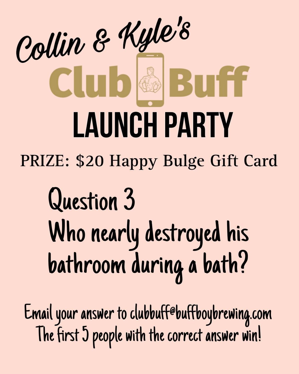 Club Buff Launch Party! Club Buff Launch Party!