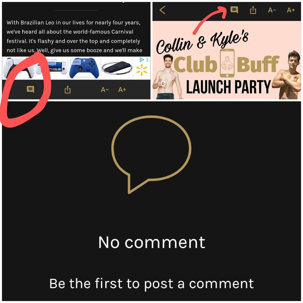 Club Buff Launch Party! Club Buff Launch Party!