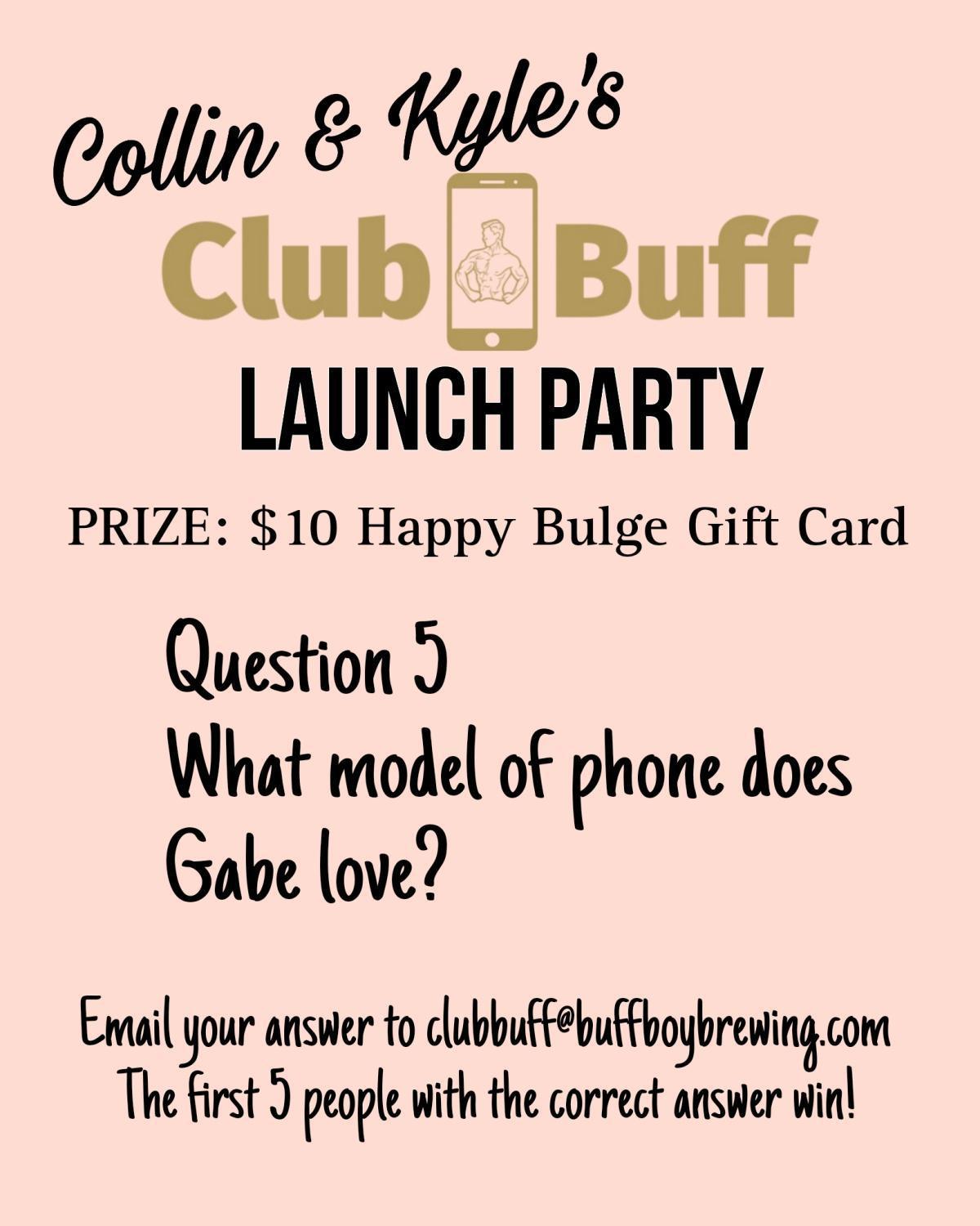 Club Buff Launch Party!