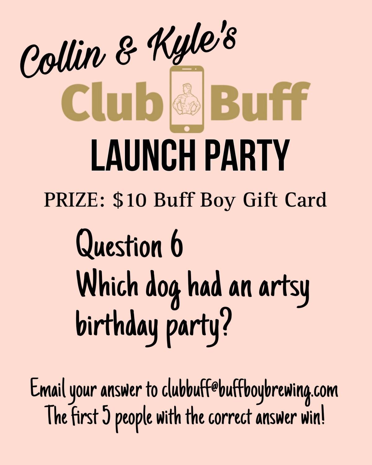 Club Buff Launch Party!