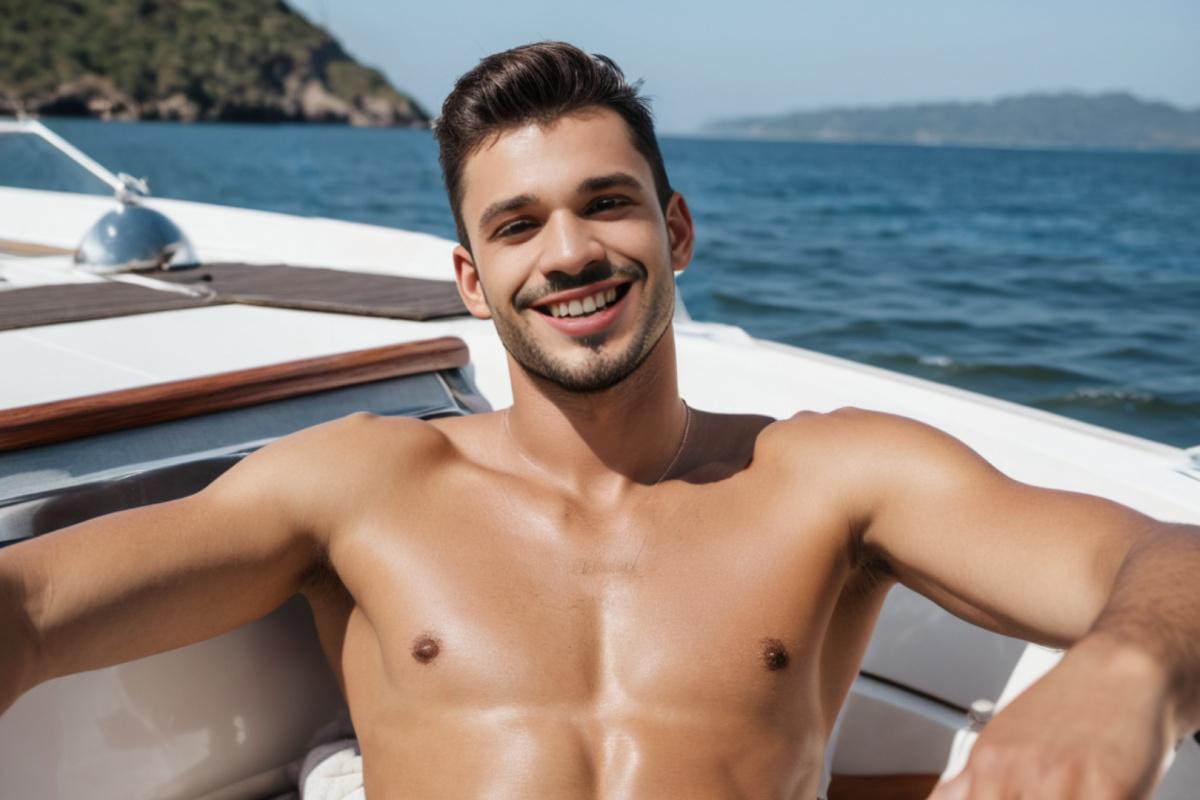 Making Waves: Buff's Brazilian cabin boy!
