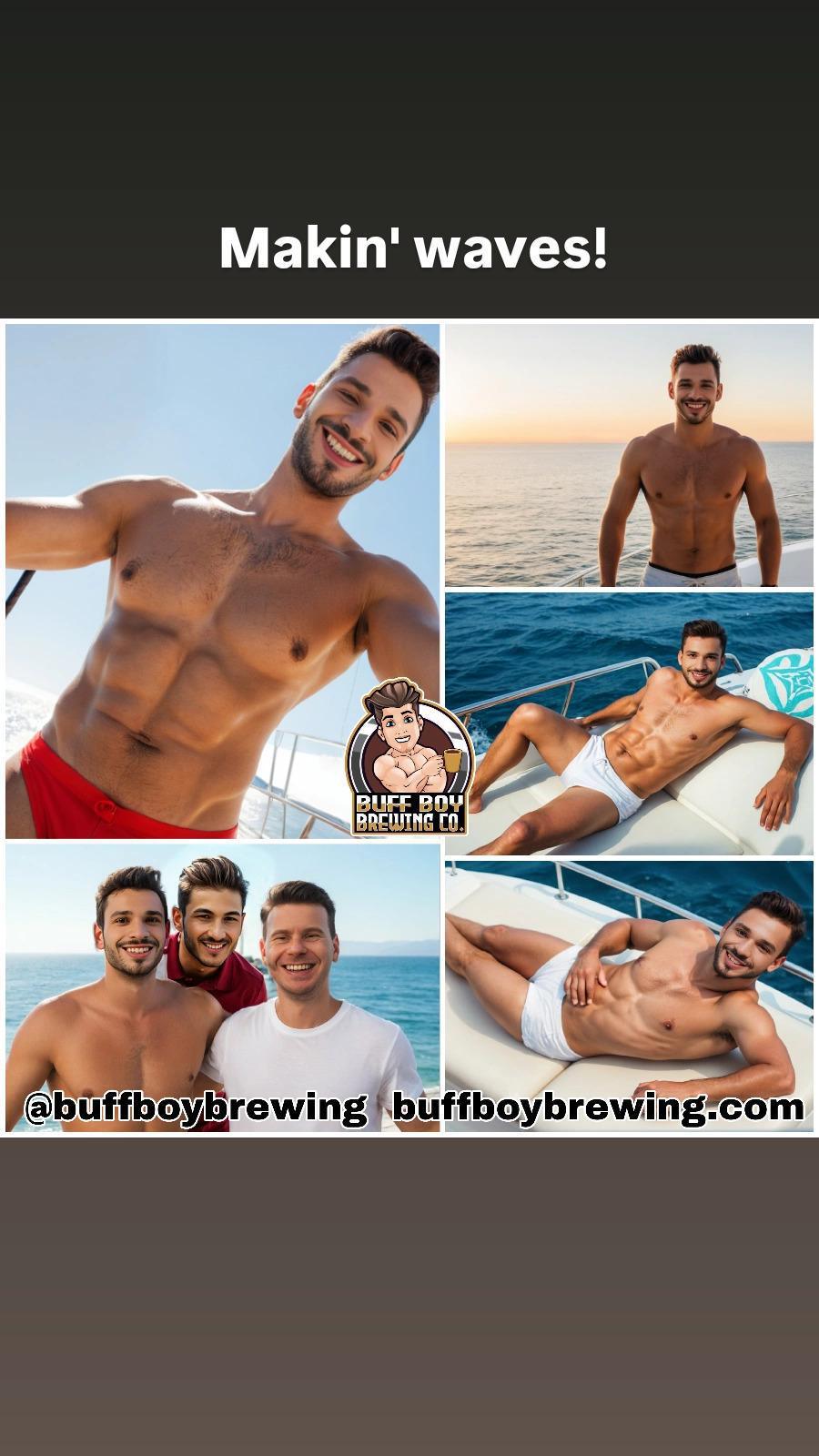 Making Waves: Buff's Brazilian cabin boy!