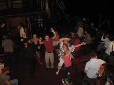 Walk the plank, into the drink... or stay dry, have another drink