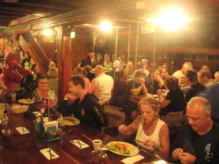 Walk the plank, into the drink... or stay dry, have another drink