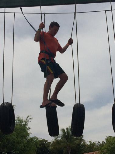 Slip, slide and climb
