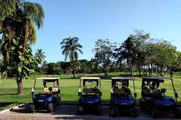 Fairways, flamingos and a fruity feast