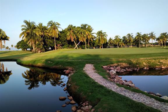 Fairways, flamingos and a fruity feast Fairways, flamingos and a fruity feast
