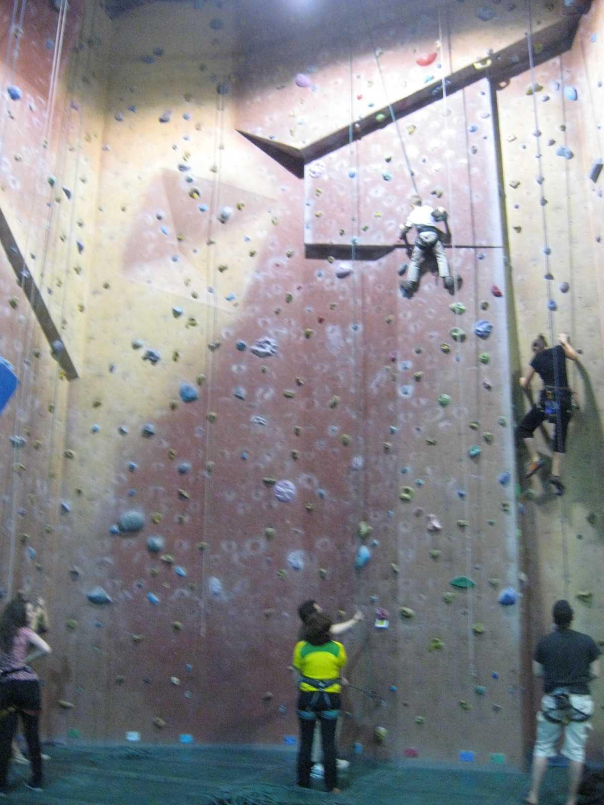 Blindfolded and harnessed Blindfolded and harnessed