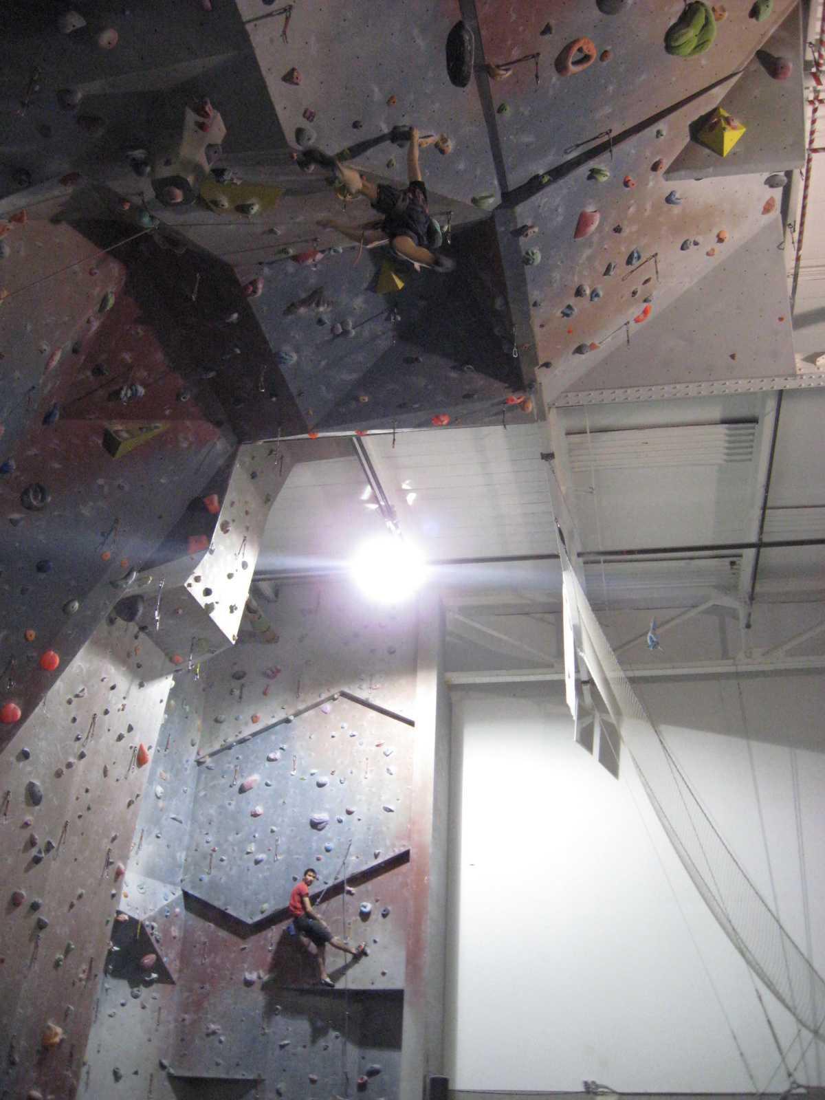 Blindfolded and harnessed Blindfolded and harnessed