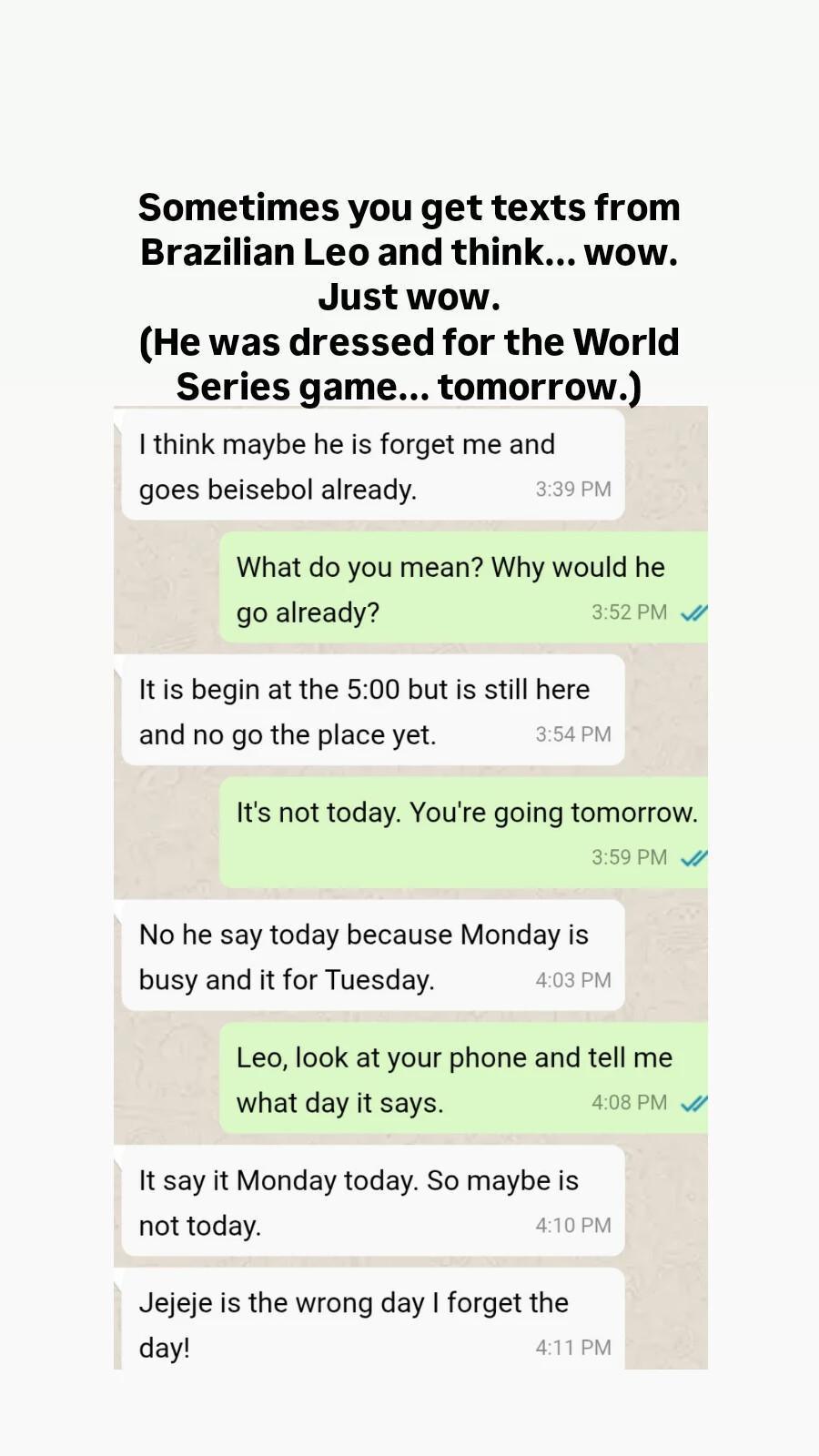 LIVE UPDATES: Buff does baseball! (Leo does the Dodgers)