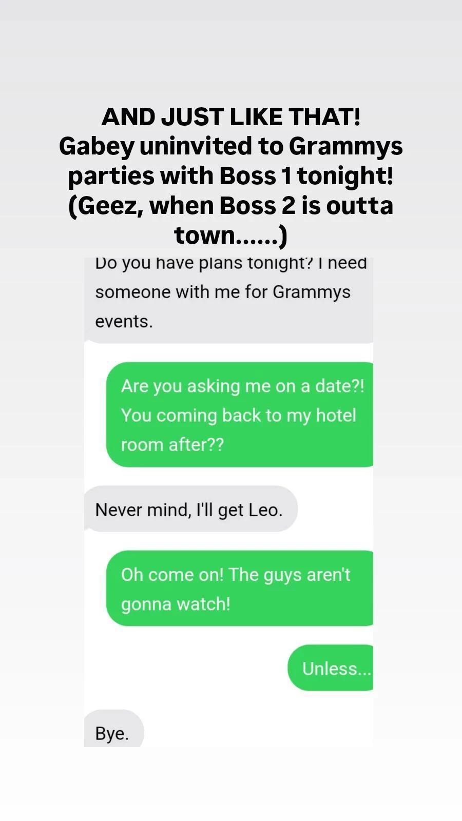 Gabe (sorta) does the Grammys (sorta) shirtless; Plus, Bieber!