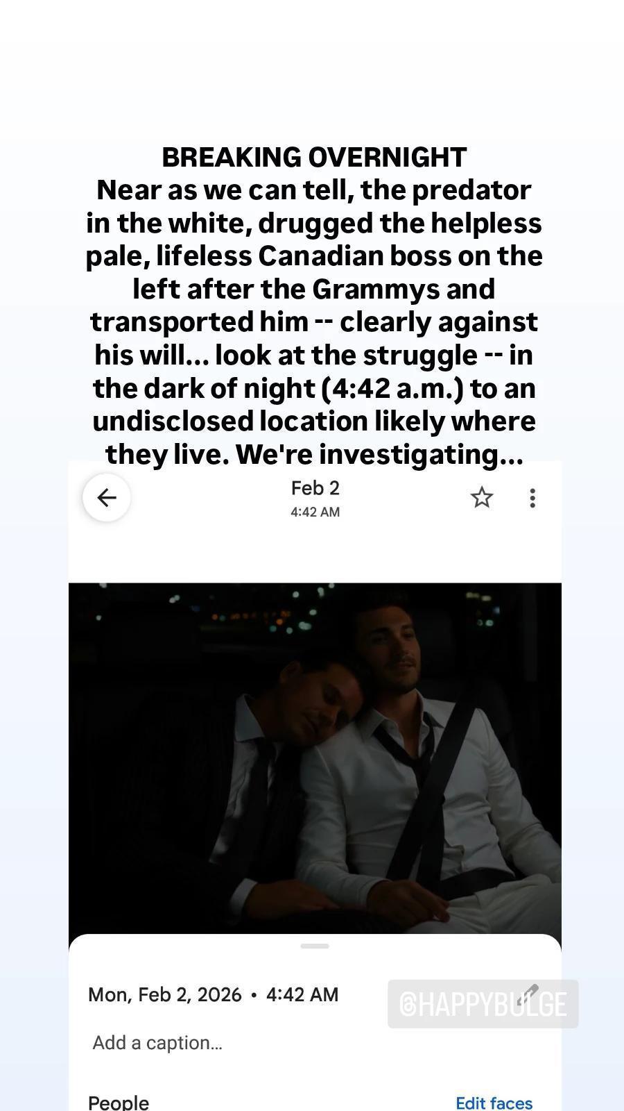 Gabe (sorta) does the Grammys (sorta) shirtless; Plus, Bieber! Gabe (sorta) does the Grammys (sorta) shirtless; Plus, Bieber!