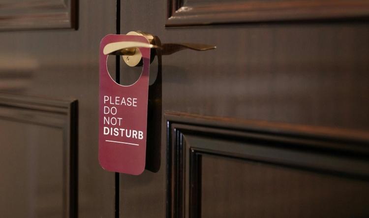 His mom heard him, opened the bedroom door and... uh oh!