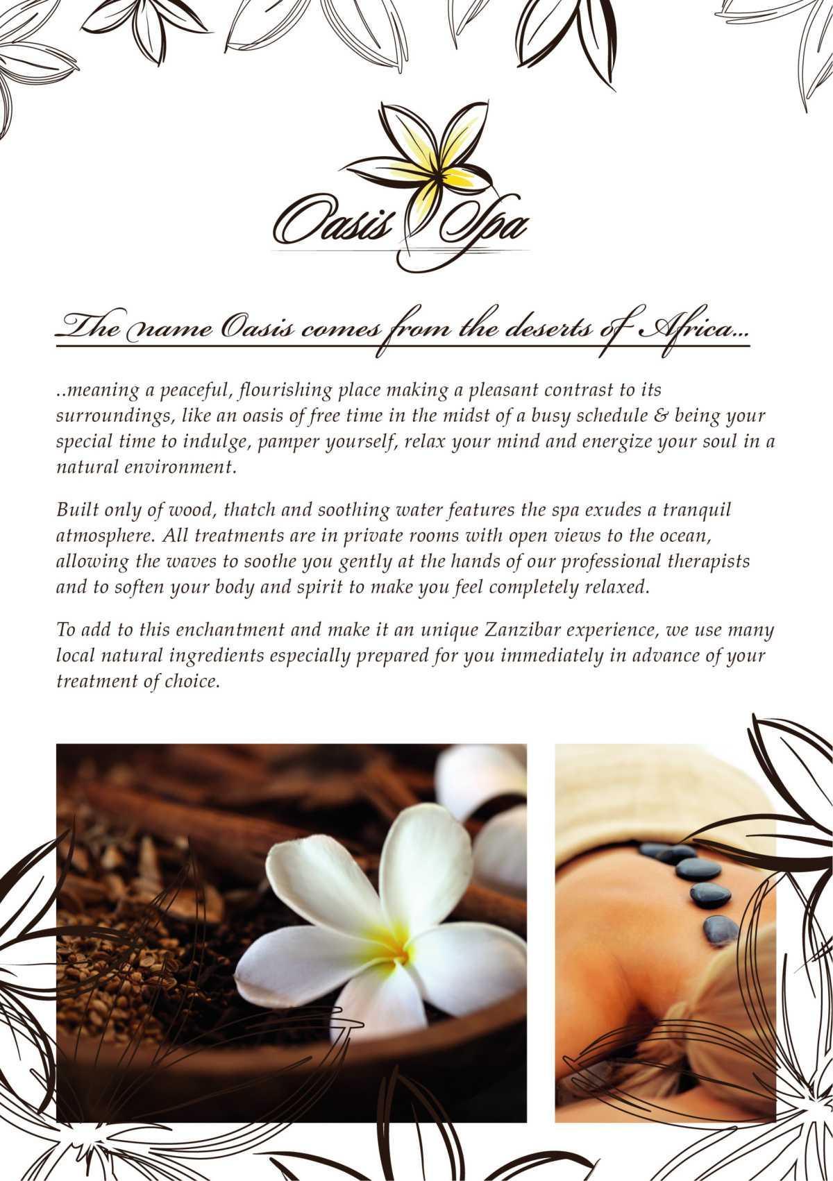 Oasis SPA full offer