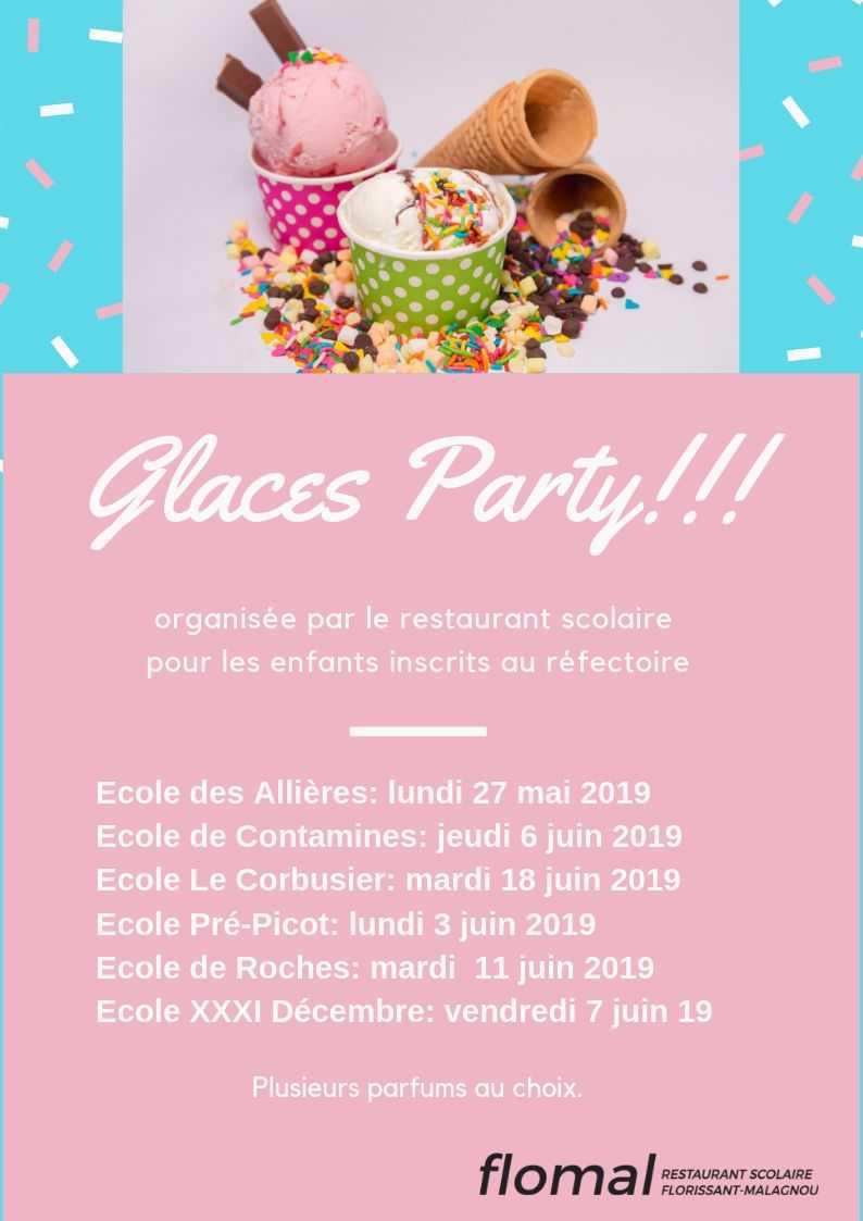 En juin 2019 : "Glaces party" pour les enfants!