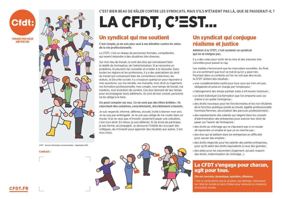 La CFDT vous apporte