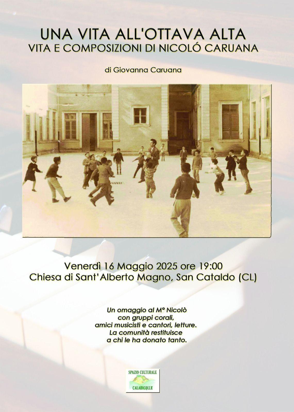 Una Vita all'Ottava Alta - Vita e Composizioni di Nicolò Caruana (inizio ore 19.00)