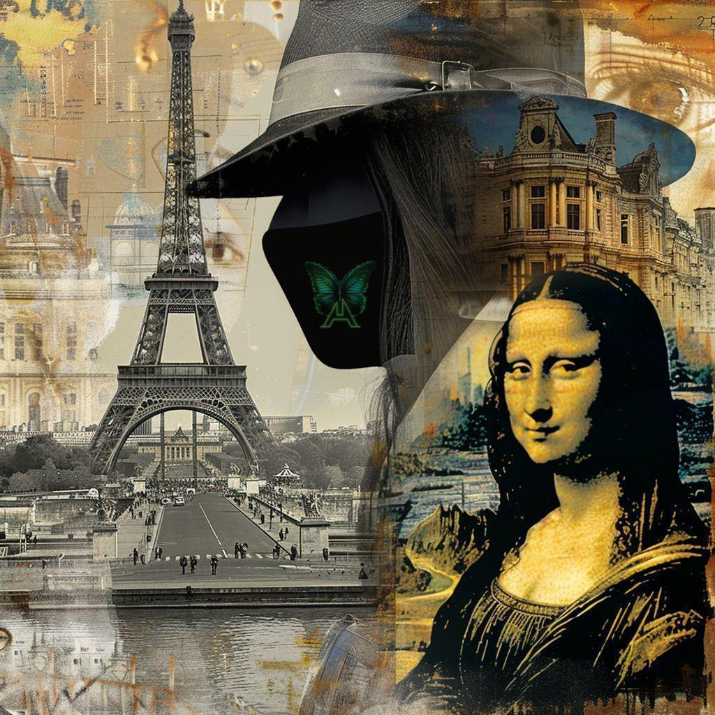 Astrid Aillume wonders #1: What kind of smile was on Da Vinci's face when he finally nailed Mona Lisa's smile? Imagine him thinking to himself, "They'll never figure out what this smile really means" 
