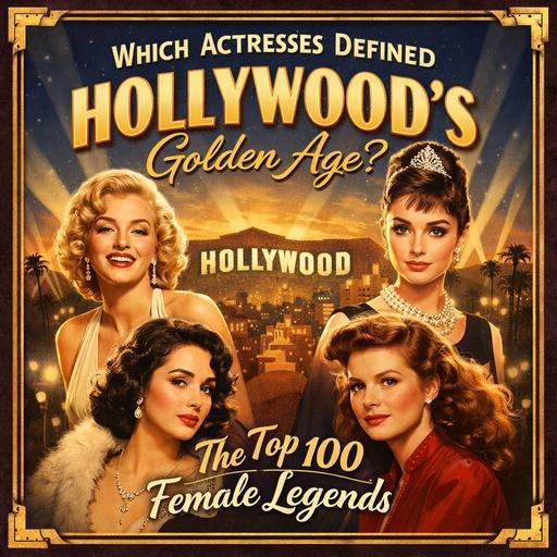 Which Actresses Defined Hollywood’s Golden Age? The Top 100 Female Legends Which Actresses Defined Hollywood’s Golden Age? The Top 100 Female Legends