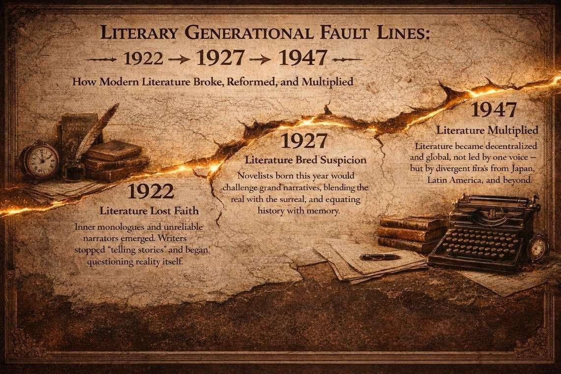 Why Did Modern Literature Change in Sudden Breaks Instead of Gradually?